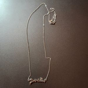 925 sterling silver "princess" necklace